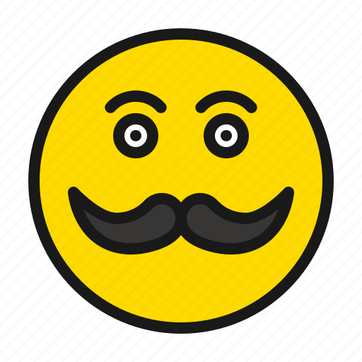 Mustache, emoji, emoticon icon - Download on Iconfinder