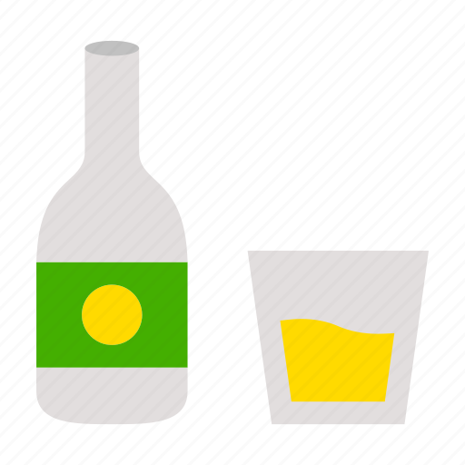 Glass, drink, beer, bottle icon - Download on Iconfinder
