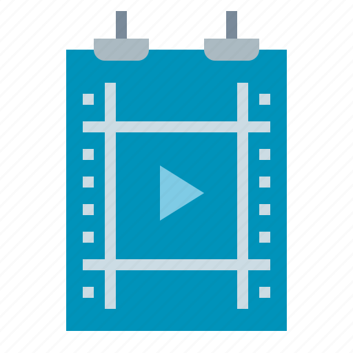 Cinema, film, media, movie, poster icon - Download on Iconfinder