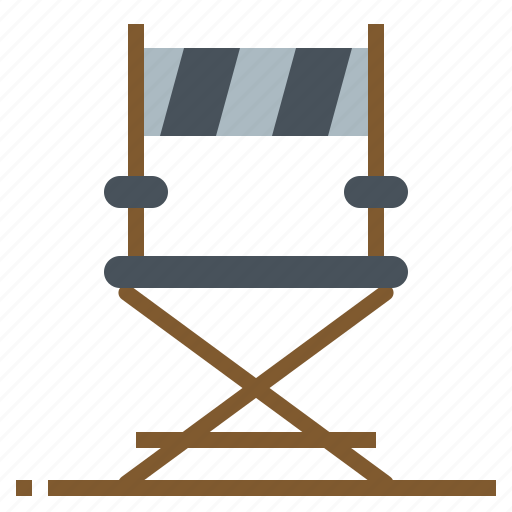 Chair, director, film, movie icon - Download on Iconfinder
