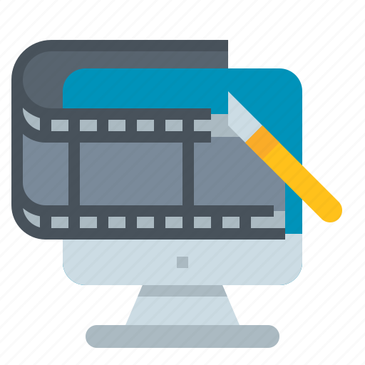 Cinema, cinematography, editing, film icon - Download on Iconfinder