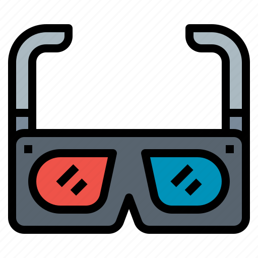Cinema, entertainment, glasses, movie icon - Download on Iconfinder