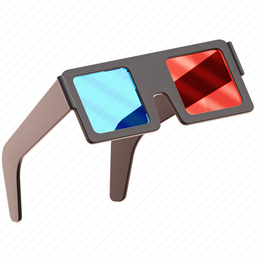 Glasses, 3d glasses, eyeglasses, fashion, vr, spectacles, sunglasses 3D illustration - Download on Iconfinder