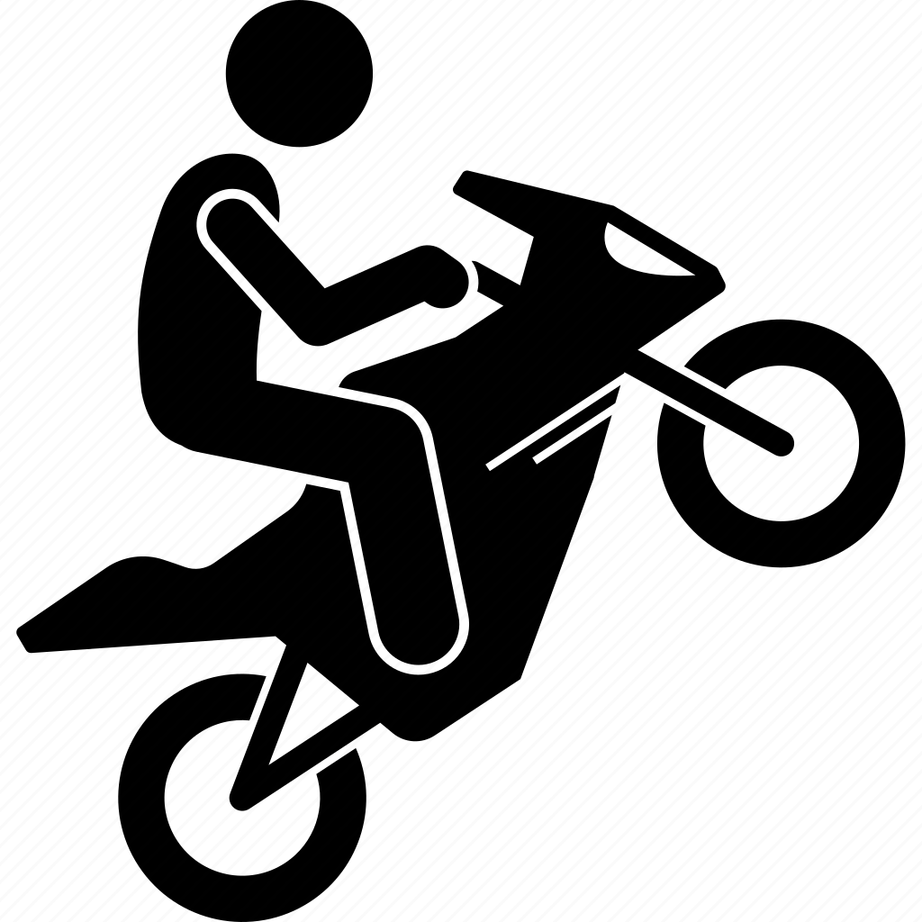Action, motorbike, motorcycle, rider, stunt, wheel icon - Download on ...