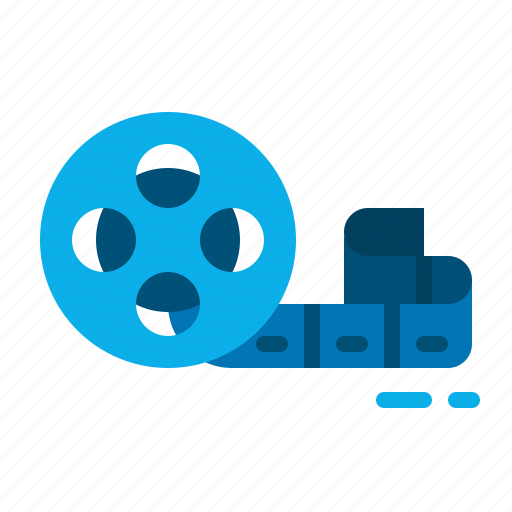 Cinema, film, reel, strip, wheel icon - Download on Iconfinder