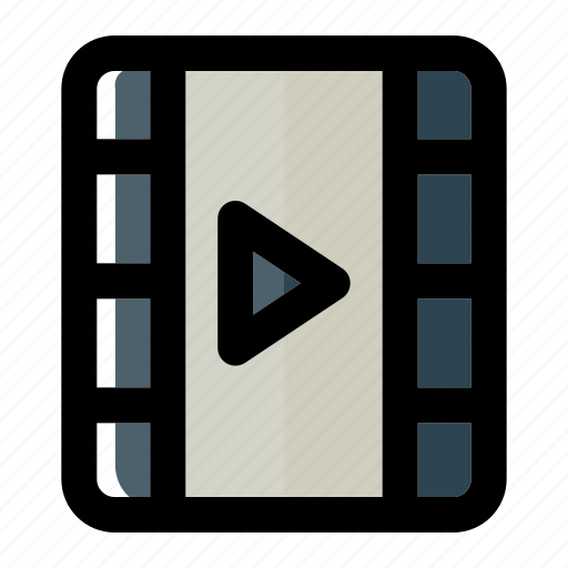 Cinema, film, media, movie, multimedia, play, video icon - Download on Iconfinder