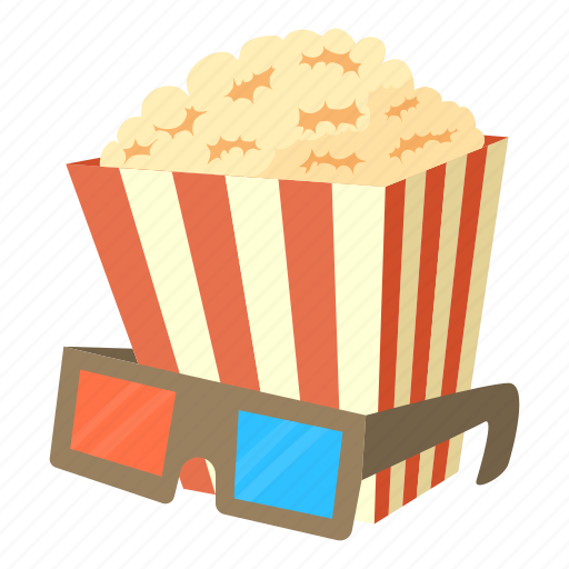 Cartoon, fast, food, logo, long, object, popcorn icon - Download on Iconfinder