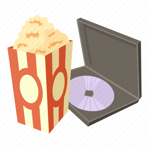 Bigpopcorn, cartoon, fast, food, logo, long, object icon - Download on Iconfinder