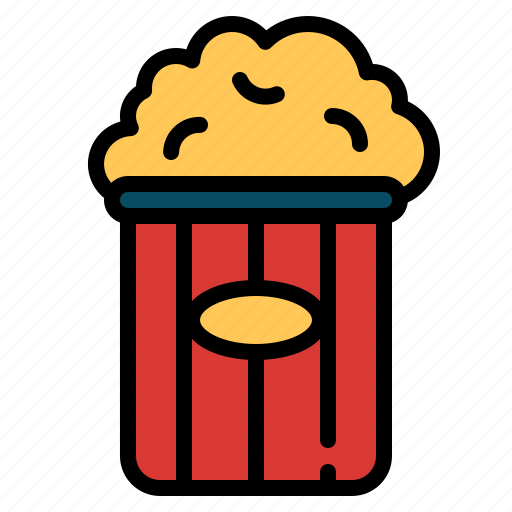 Cinema, entertainment, movie, popcorn, snack icon - Download on Iconfinder