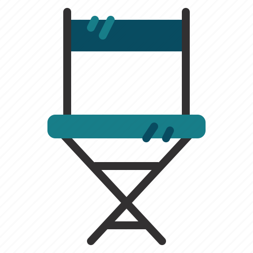 Chair, cinema, director, entertainment, movie icon - Download on Iconfinder
