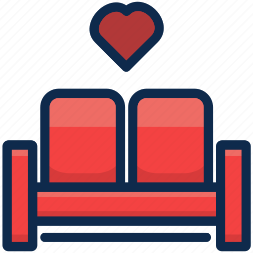 Chair, lover, seat, sofa, sweet icon - Download on Iconfinder