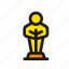 movie, film, awards, oscar, statue, trophy, industry 