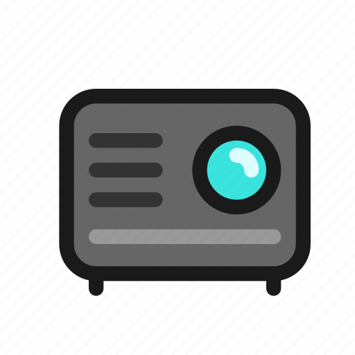 Movie, film, projector, cinema, optic, theater icon - Download on Iconfinder