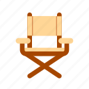 director, chair, seat, folding, furniture, filmmaking, movie