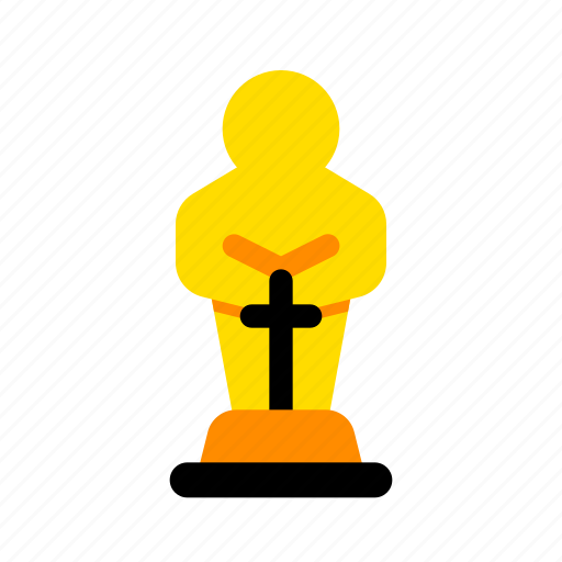 Movie, film, awards, statue, trophy, industry icon - Download on Iconfinder