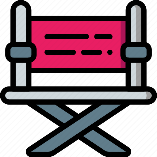 Chair, cinema, directors, film, movie, movies icon - Download on Iconfinder