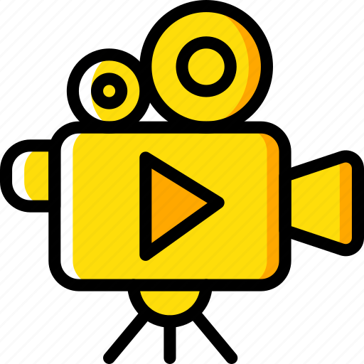 Camera, cinema, film, movie, movies, play icon - Download on Iconfinder