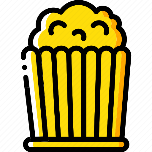 Cinema, corn, film, movie, movies, pop icon - Download on Iconfinder