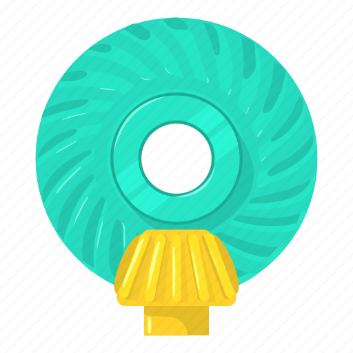 Bevel, cartoon, differential, gear, main, technology, wheel icon - Download on Iconfinder