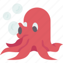 squid, bubble, blowing, toys, children