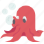squid, bubble, blowing, toys, children 