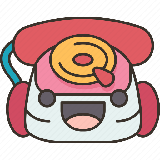 Telephone, chatter, toy, rotary, dial icon - Download on Iconfinder