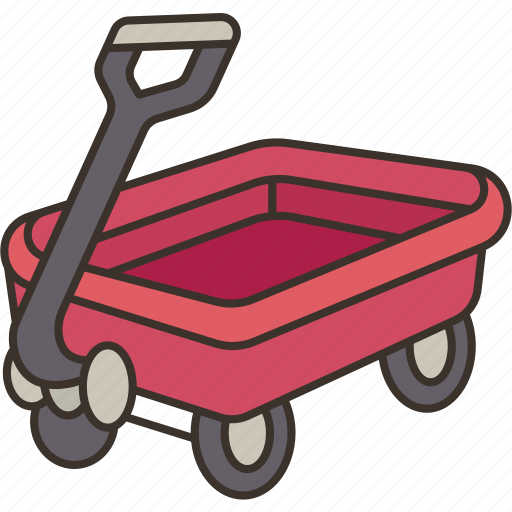 Wagon, toy, wheeled, pull, kids icon - Download on Iconfinder