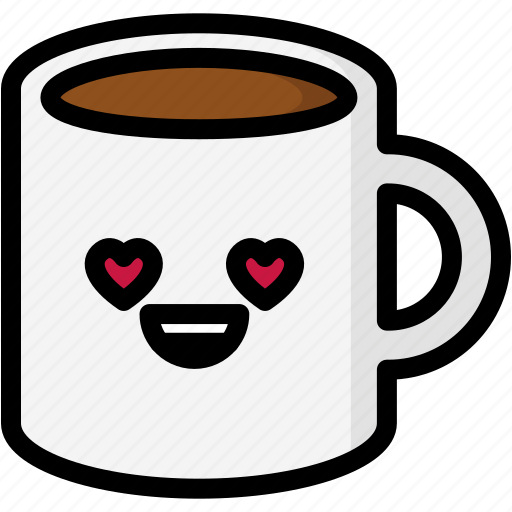 Emoji, emotion, expression, face, feeling, love, mug icon - Download on Iconfinder