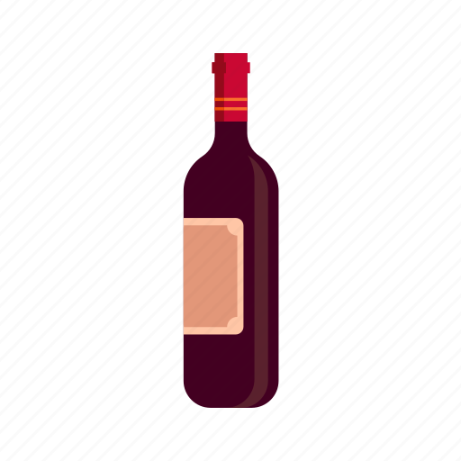 Bottle, drink, flat, icon, spice, mulled, wine icon - Download on Iconfinder