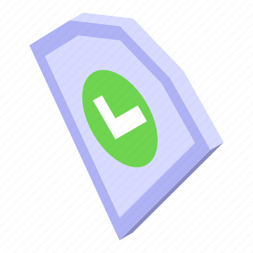Secured, authentication, isometric icon - Download on Iconfinder