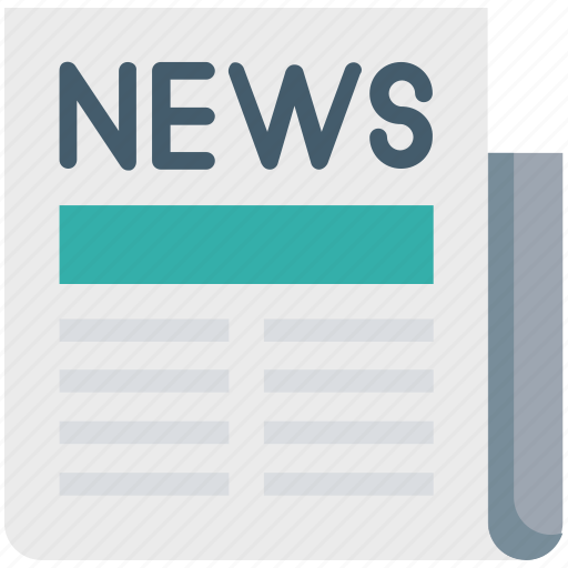 Folded newspaper, media, news, news article, newspaper icon - Download on Iconfinder