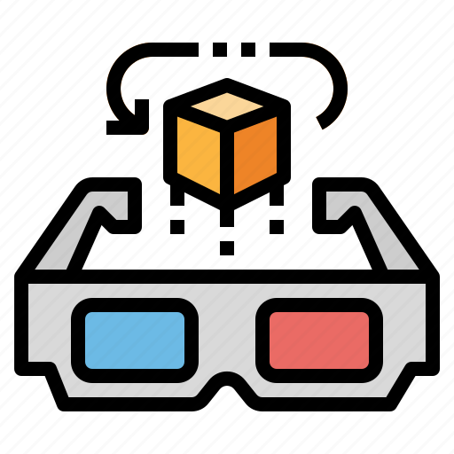 3d, cinema, entertainment, glasses, movies icon - Download on Iconfinder