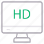 hd, highdefinition, lcd, screen, view 