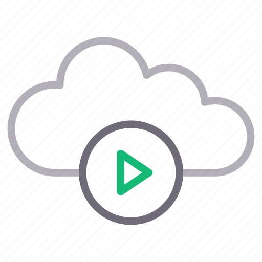 Cloud, media, player, storage, video icon - Download on Iconfinder