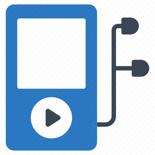 Audioplayer, gadget, headphone, media, play icon - Download on Iconfinder