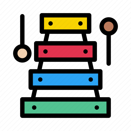 Instrument, media, music, sticks, xylophone icon - Download on Iconfinder