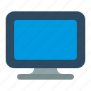 monitor, screen, computer, desktop