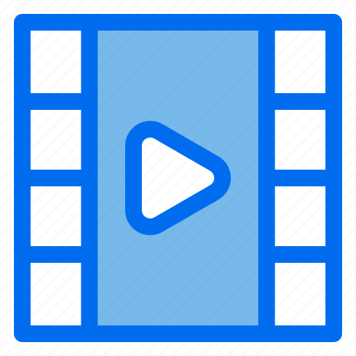 1, video, player, clip, stream, multimedia icon - Download on Iconfinder