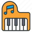keyboard, music, piano, instrument, play