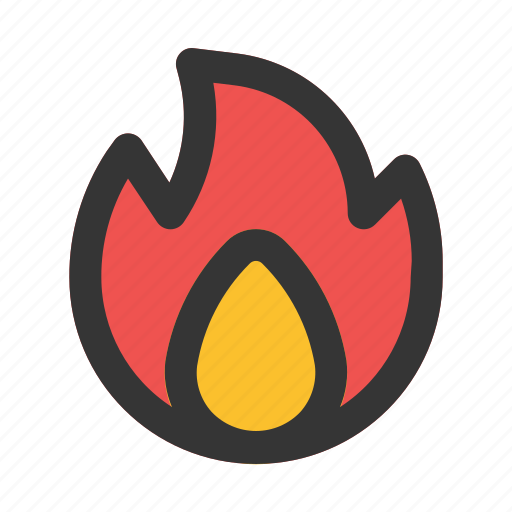 Trending, popular, fire, flame, multimedia icon - Download on Iconfinder