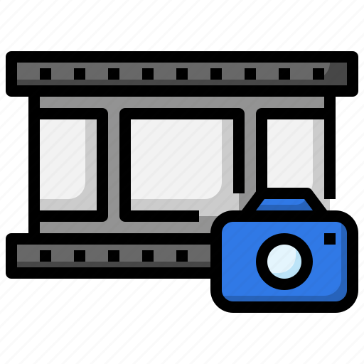 Camera, film, video, negative, multimedia icon - Download on Iconfinder
