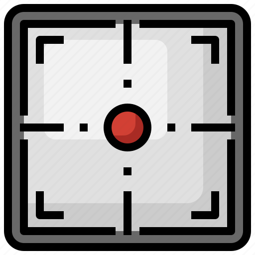 Focus, crosshair, square, target, photo icon - Download on Iconfinder