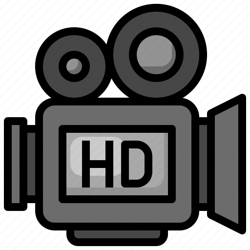 High, definition, hd, video, camera, photo, ui icon - Download on Iconfinder
