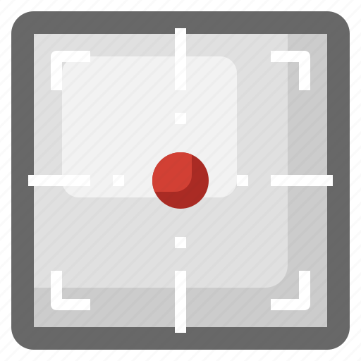 Focus, crosshair, square, target, photo icon - Download on Iconfinder