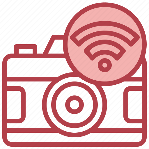 Digital, camera, photograph, wifi, signal, photography, technology icon - Download on Iconfinder
