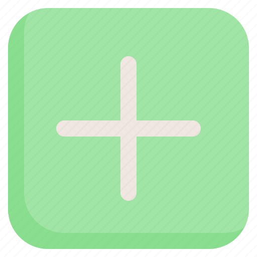 Plus, cross, positive, mark, button icon - Download on Iconfinder