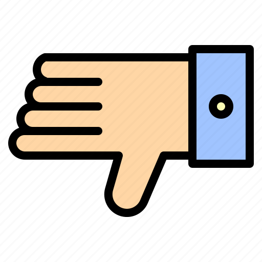 And, dislike, finger, gesture, gestures, hand, hands icon - Download on Iconfinder