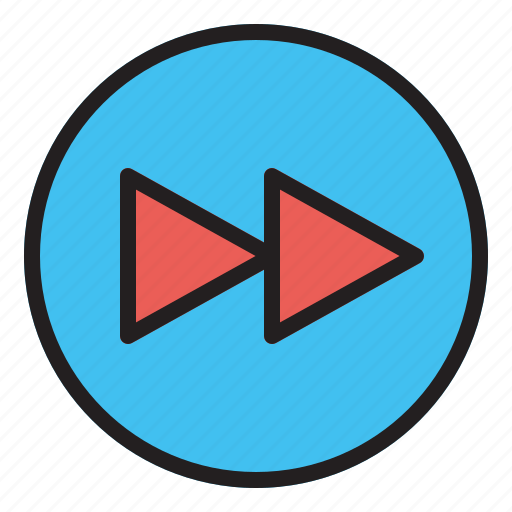 Audio, fast, forward, multimedia, music, sound icon - Download on Iconfinder