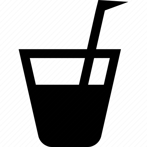 Drink, glass, straw, water icon - Download on Iconfinder