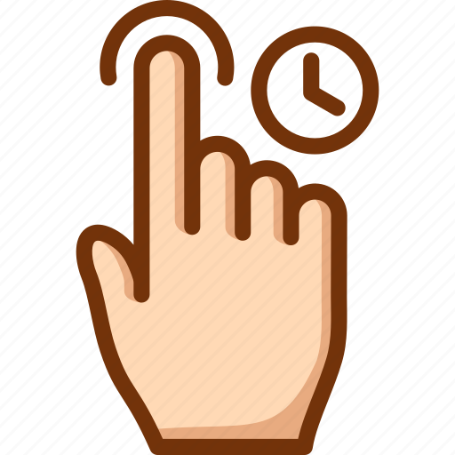 Finger, hold, tap, touch icon - Download on Iconfinder